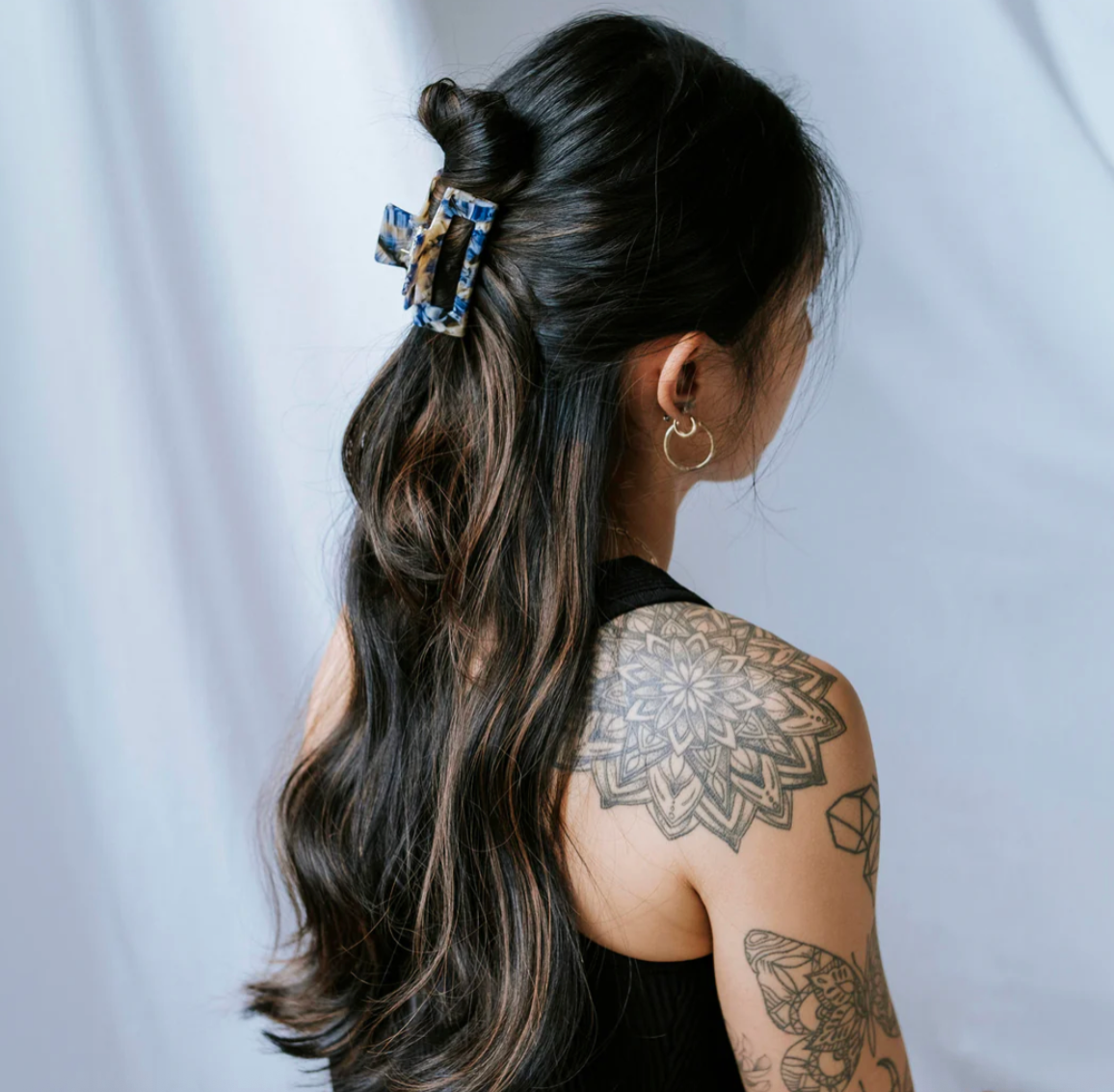 Hair Claw Medium - Cobalt