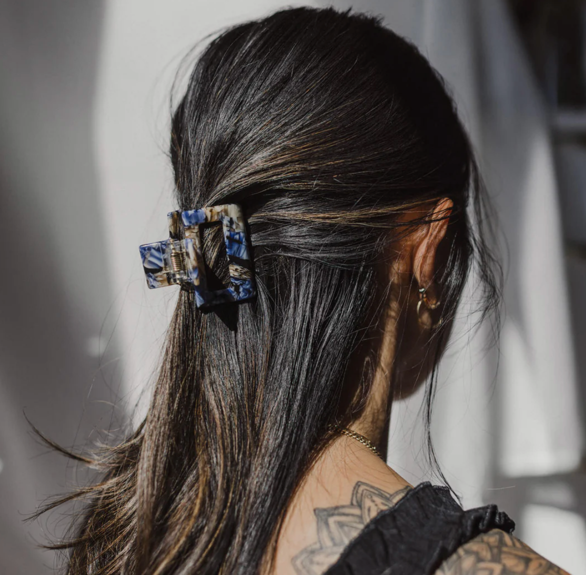 Hair Claw Mini - Cobalt