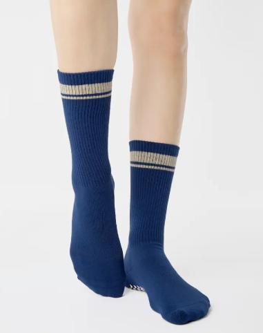 Varsity Keep Going Crew Grip Sock