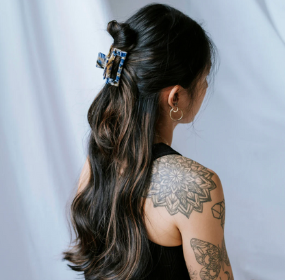Hair Claw Medium - Cobalt