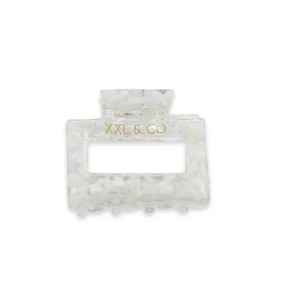 Hair Claw Mini - White Lotus