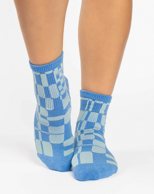 Geo Ankle Grip Sock