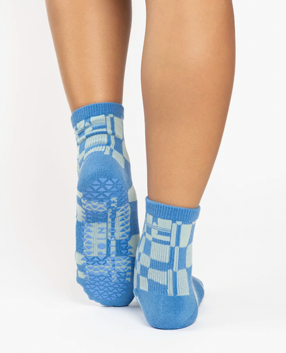 Geo Ankle Grip Sock