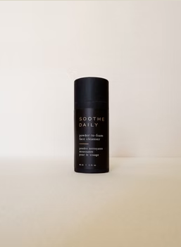 powder-to-foam face cleanser | summer