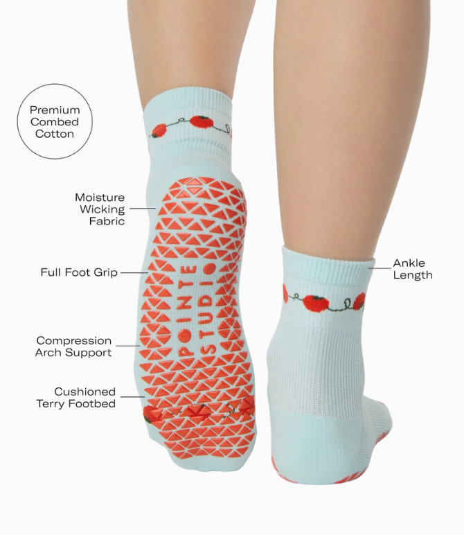 Vine Ankle Grip Sock