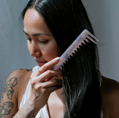 Hair Comb - Lavender Prosecco