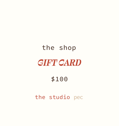 studio shop gift card