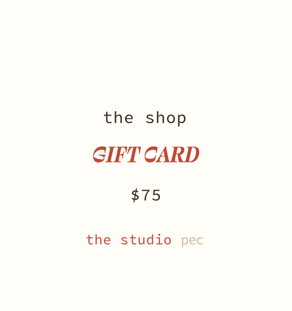 studio shop gift card